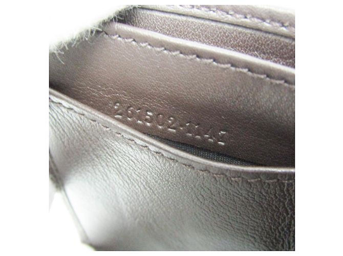Portafoglio tri-fold da donna Gucci in tela GG e pelle Marrone Beige - vista 15