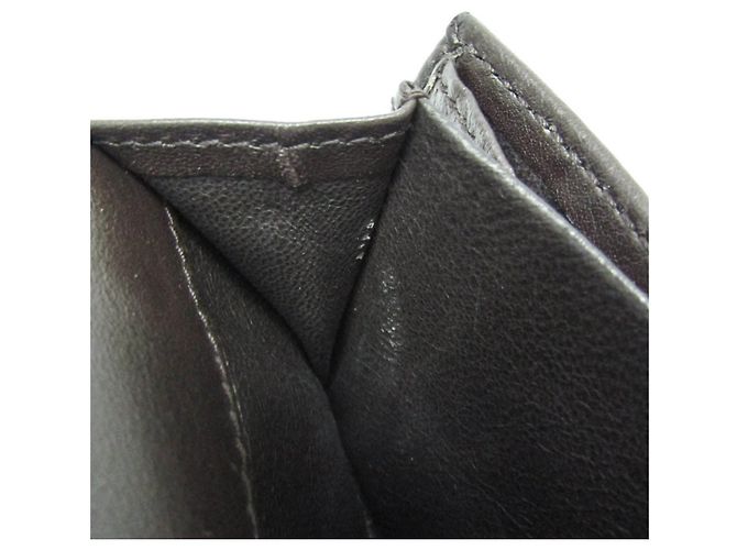 Portafoglio tri-fold da donna Gucci in tela GG e pelle Marrone Beige - vista 6