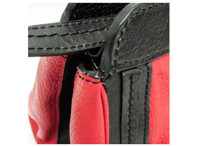 Borsa in pelle Chloé Alice per donne Nero Rosso - vista 10