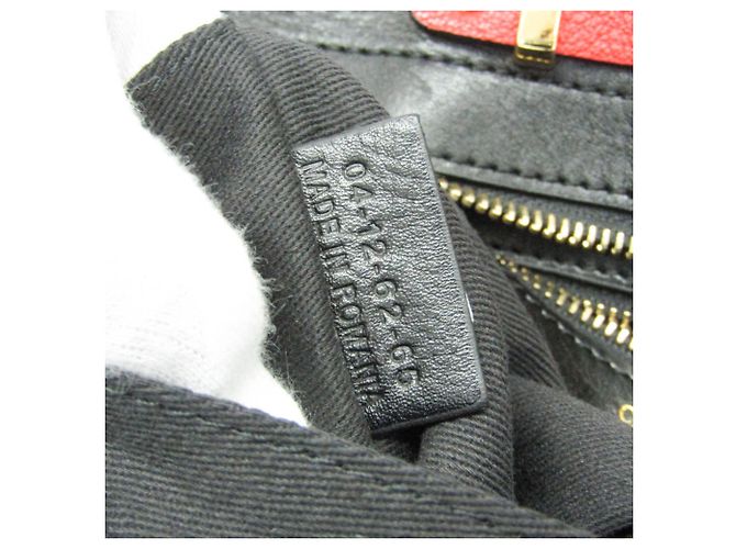 Borsa in pelle Chloé Alice per donne Nero Rosso - vista 16