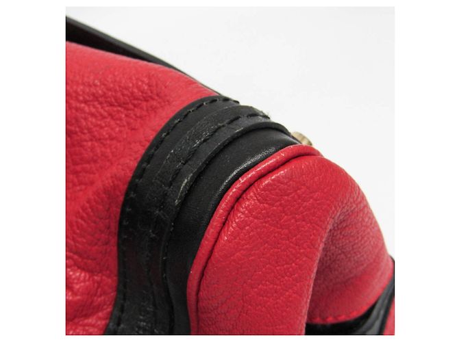 Borsa in pelle Chloé Alice per donne Nero Rosso - vista 4