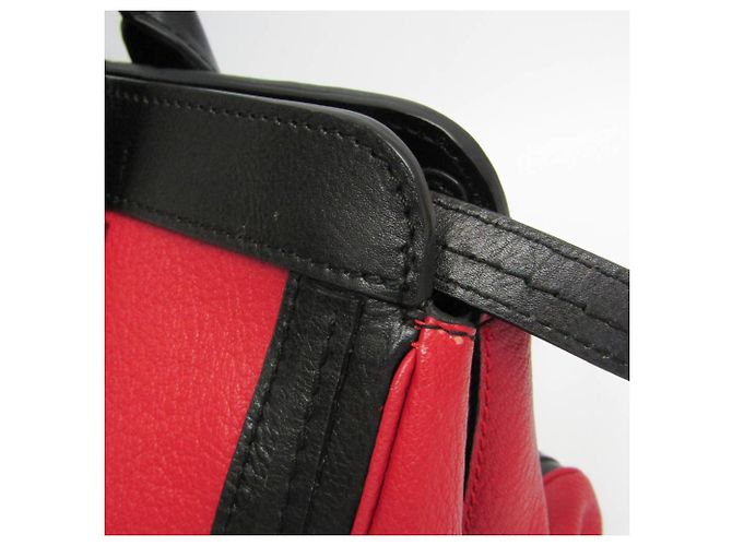 Borsa in pelle Chloé Alice per donne Nero Rosso - vista 6
