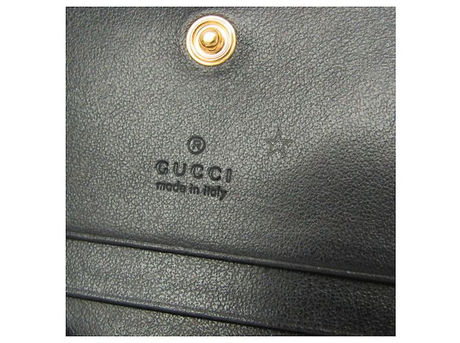 Mini billetera Gucci Horsebit 1955 Negro Beige - vista 12