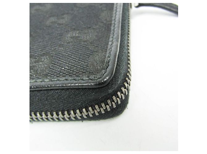 Portafoglio lungo bi-fold Gucci in nero - vista 10
