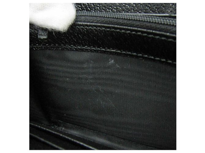 Portafoglio lungo bi-fold Gucci in nero - vista 12