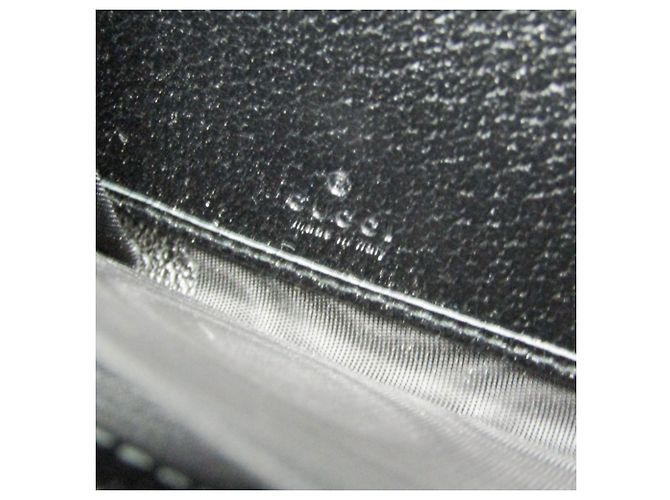 Portafoglio lungo bi-fold Gucci in nero - vista 13