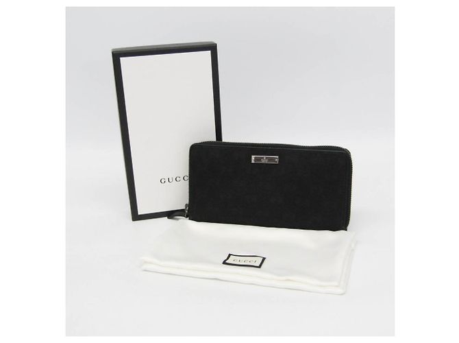 Portafoglio lungo bi-fold Gucci in nero - vista 2