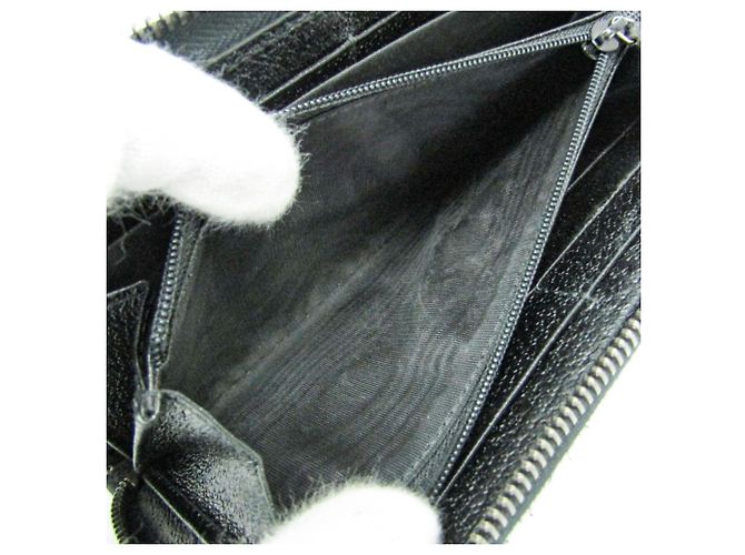 Portafoglio lungo bi-fold Gucci in nero - vista 5