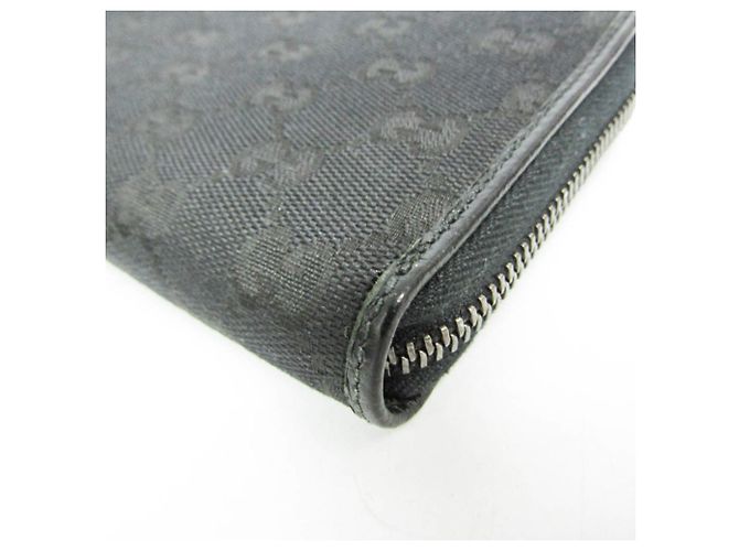 Portafoglio lungo bi-fold Gucci in nero - vista 6