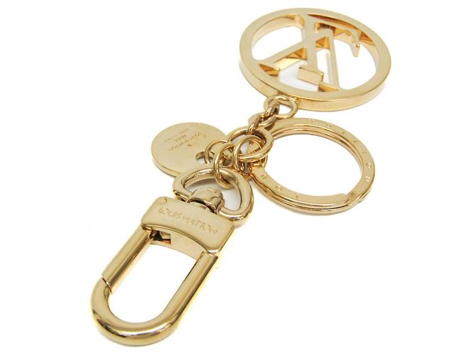 Portachiavi Louis Vuitton Charm LV Circle M68000 D'oro - vista 2