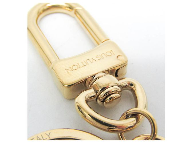 Portachiavi Louis Vuitton Charm LV Circle M68000 D'oro - vista 7