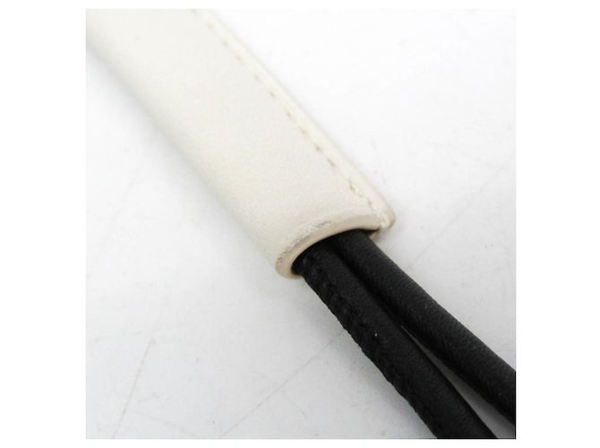 Collana Pendente Intrecciato Grand Kyoto Loop di Hermès Nero Bianco - vista 12
