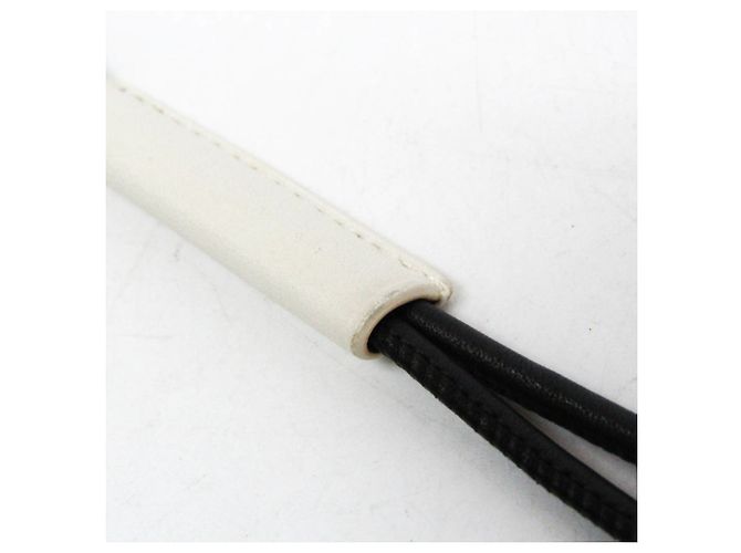 Collana Pendente Intrecciato Grand Kyoto Loop di Hermès Nero Bianco - vista 13