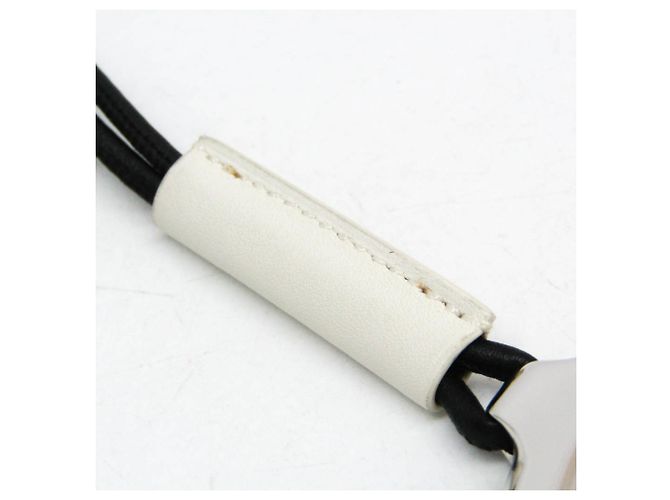 Collana Pendente Intrecciato Grand Kyoto Loop di Hermès Nero Bianco - vista 16