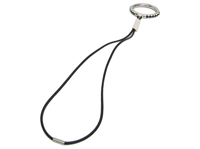 Collana Pendente Intrecciato Grand Kyoto Loop di Hermès Nero Bianco - vista 4