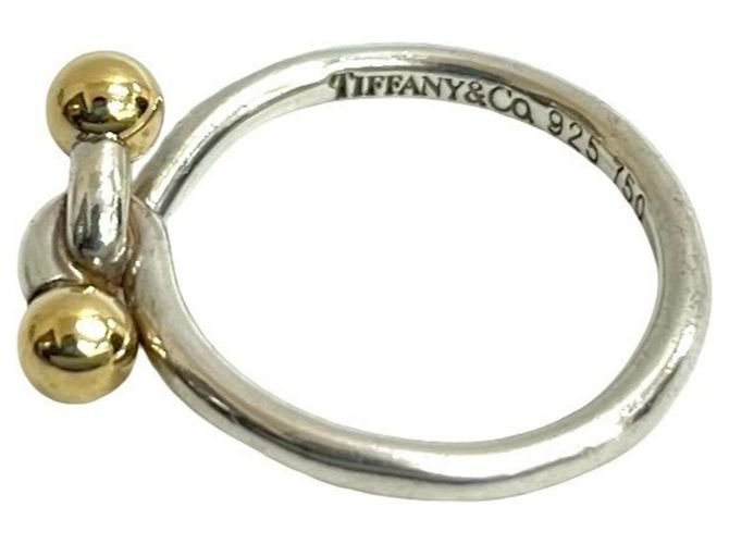 Hook & Eye Love Knot Ring von Tiffany & Co. Silber Golden - Ansicht 4