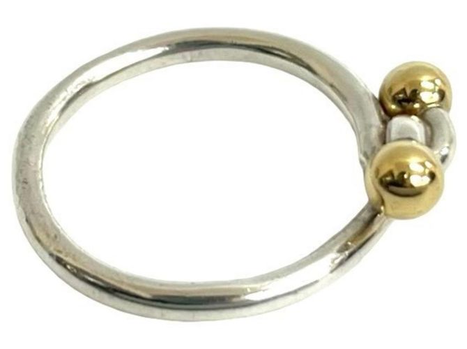 Hook & Eye Love Knot Ring von Tiffany & Co. Silber Golden - Ansicht 5
