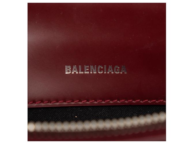 Borsa a tracolla in tela marrone con logo Balenciaga Beige - vista 5
