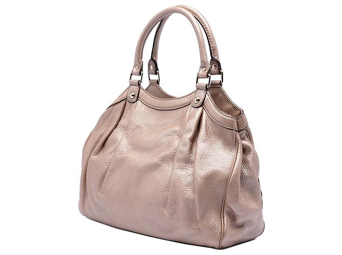 Gucci Pink Medium Metallic Kalbsleder Sukey Tote - Ansicht 2
