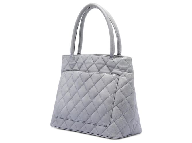Borsa Medallion in Caviar Grigio Chanel Marrone - vista 2