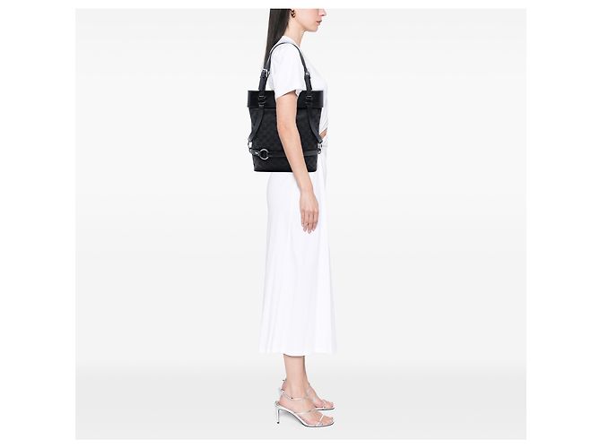 Gucci Schwarze GG Canvas Tote - Ansicht 7