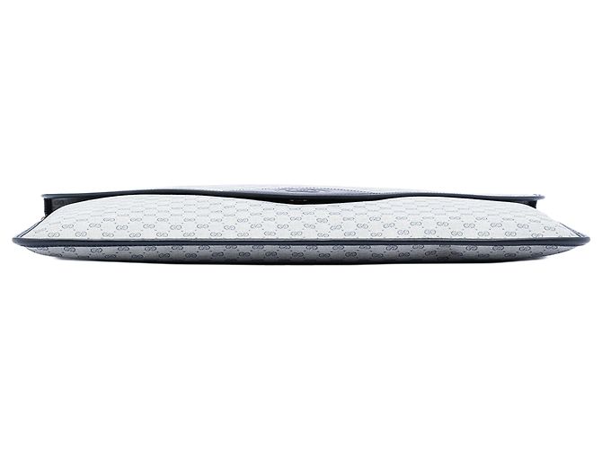 Clutch Micro GG Supreme Grigio Gucci Marrone - vista 3