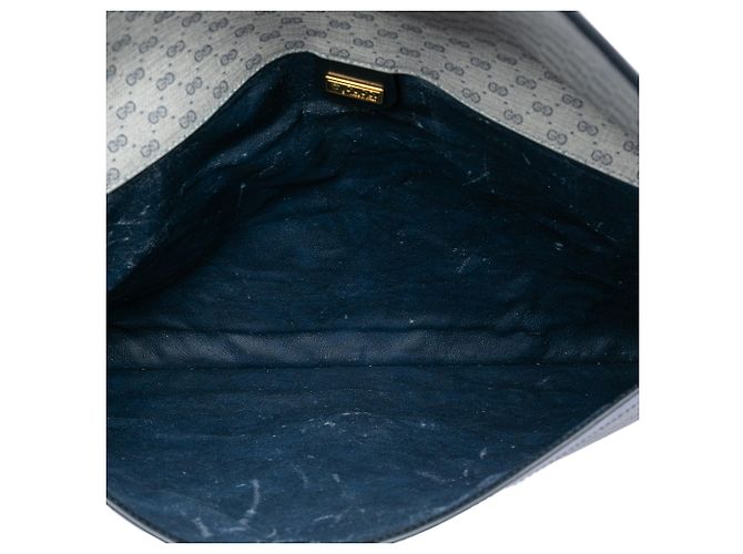 Clutch Micro GG Supreme Grigio Gucci Marrone - vista 4