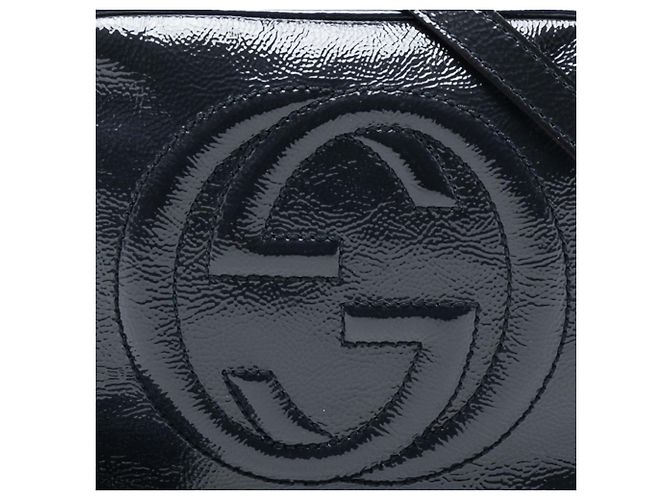 Gucci Blau Lackleder Soho Disco Umhängetasche - Ansicht 7