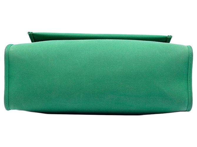 Hermès Borsa Herbag Zip 31 Verde Toile - vista 3