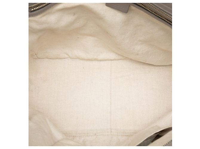 Gucci Gray Guccissima Bree Tote Brown - view 4