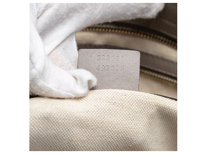 Gucci Gray Guccissima Bree Tote Brown - view 6