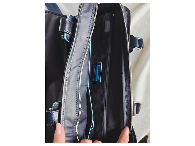 Autre Marque Valigetta Piquardo Blu Nylon - vista 10