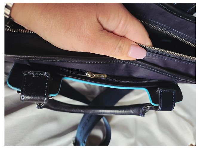 Autre Marque Valigetta Piquardo Blu Nylon - vista 13