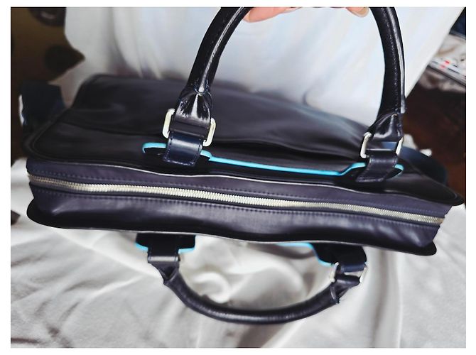 Autre Marque Valigetta Piquardo Blu Nylon - vista 5