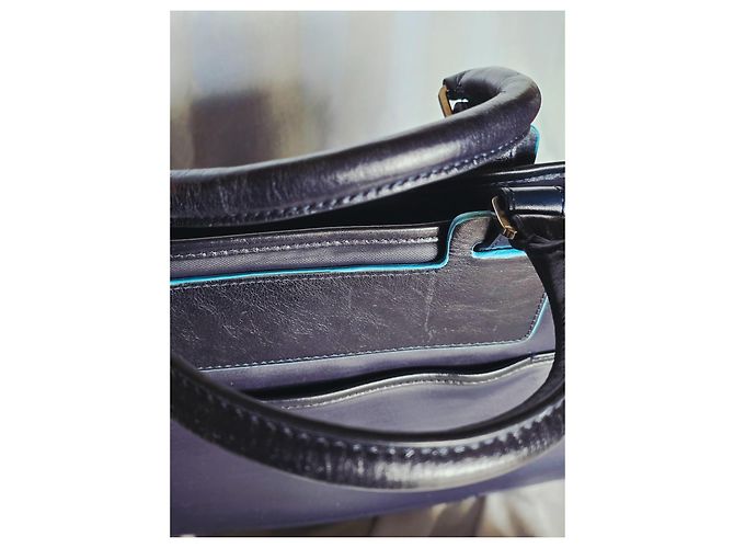 Autre Marque Valigetta Piquardo Blu Nylon - vista 7