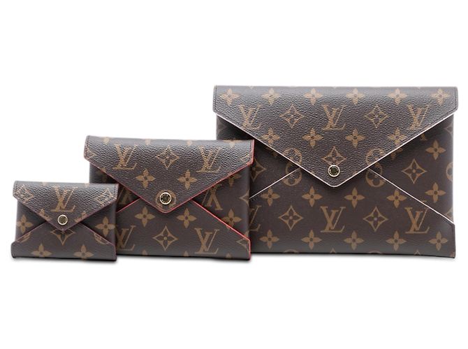 Set Pochette Kirigami Monogramma Marrone Louis Vuitton - vista 8