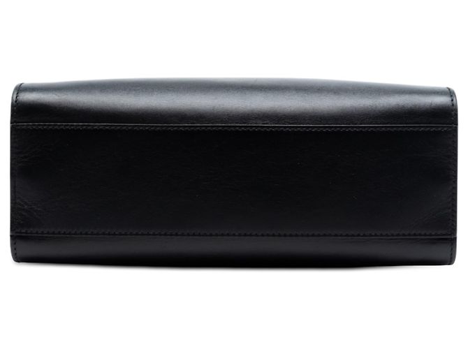 Bamboo Bolso Nymphaea de piel de becerro negra y web de bambú pequeño Gucci Negro - vista 3