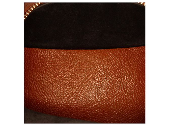Hobo in pelle marrone Chloé con bracciale piccolo - vista 5