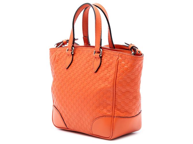 Borsa a tracolla Bree Microguccissima arancione piccola di Gucci - vista 2