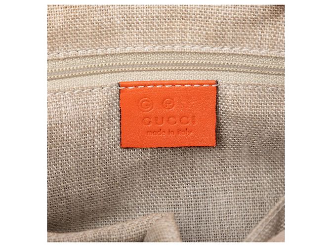 Borsa a tracolla Bree Microguccissima arancione piccola di Gucci - vista 5