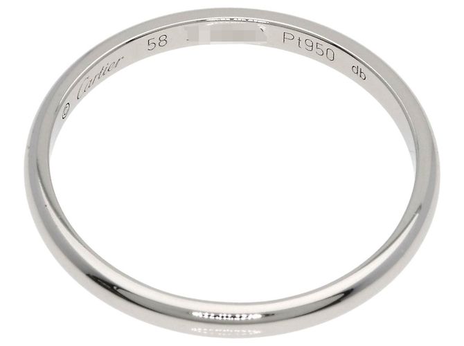 Cartier Platin-Ehering Silber - Ansicht 4