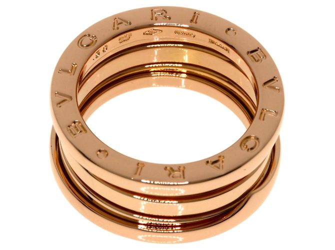 Bulgari Anello B-zero1 a 2 bande in Oro Rosa Bvlgari D'oro - vista 4