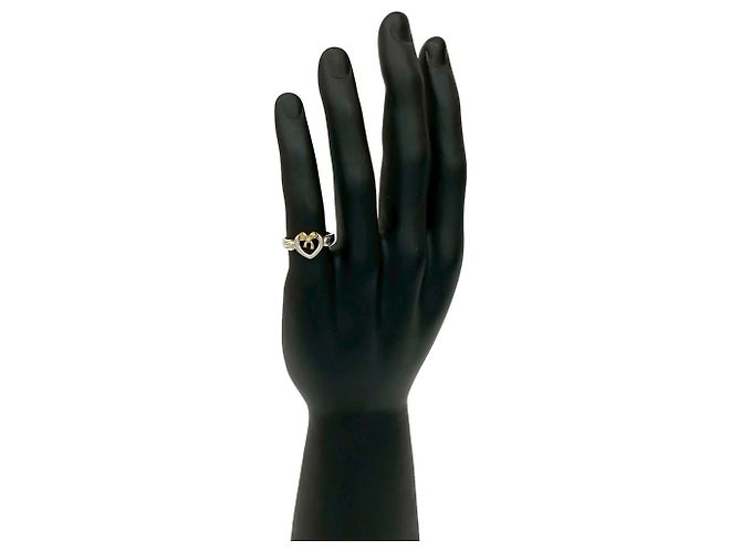 Anello combinato con nastro a forma di cuore Tiffany & Co. Argento D'oro - vista 2