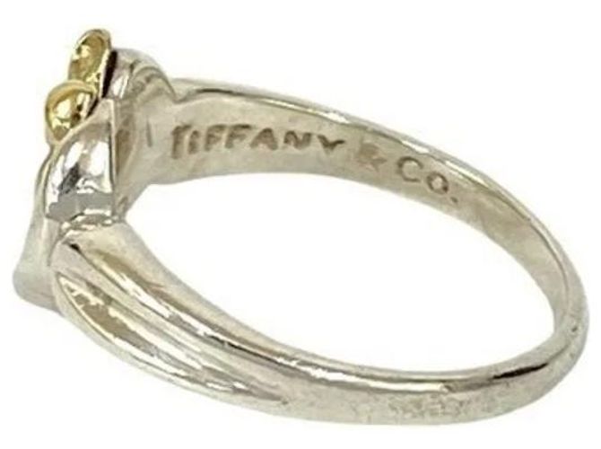 Anello combinato con nastro a forma di cuore Tiffany & Co. Argento D'oro - vista 4