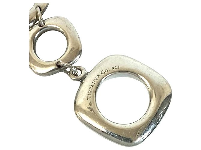 Bracciale a maglie quadrate in argento 925 Tiffany & Co. - vista 3