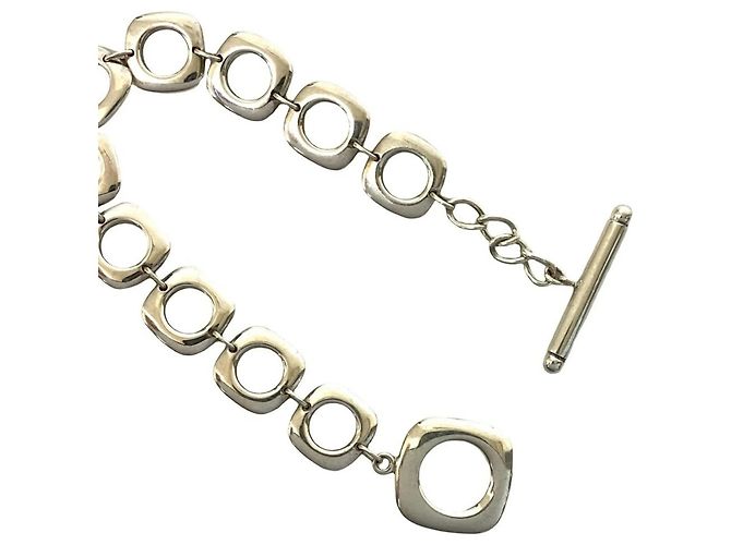 Bracciale a maglie quadrate in argento 925 Tiffany & Co. - vista 4