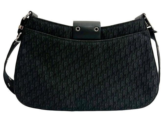 Schultertasche im schwarzen Trotter-Muster von Christian Dior - Ansicht 3