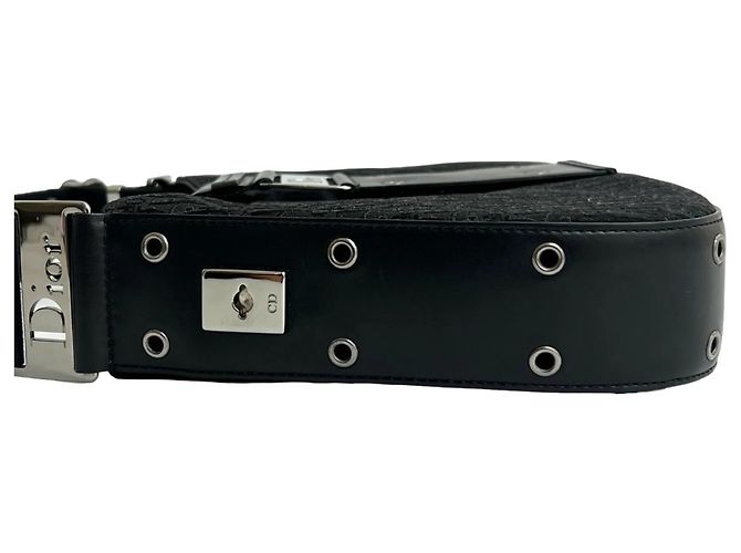 Schultertasche im schwarzen Trotter-Muster von Christian Dior - Ansicht 5