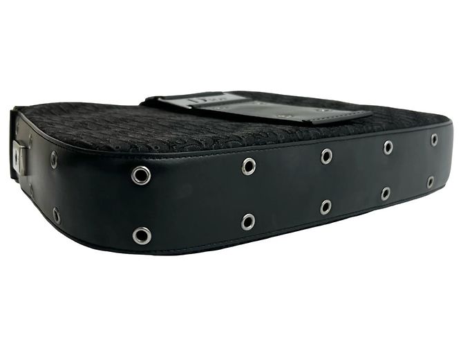 Schultertasche im schwarzen Trotter-Muster von Christian Dior - Ansicht 7