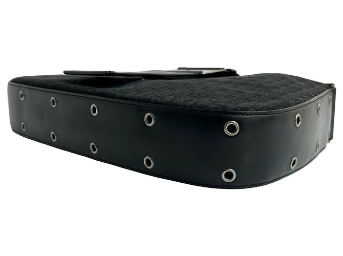 Schultertasche im schwarzen Trotter-Muster von Christian Dior - Ansicht 8